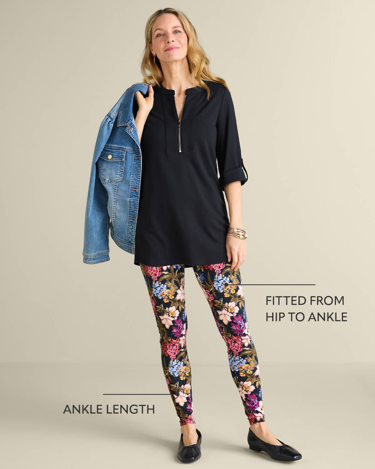 Legging pant image of the floral printed Must Have Leggings